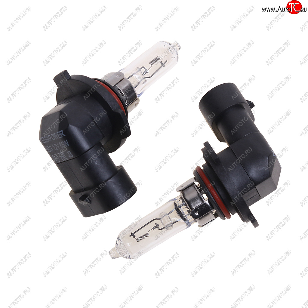 359 р. Лампа 12V HB3 65W P20d бокс (2шт.) Standart MEGAPOWER MEGAPOWER 370-33-040  с доставкой в г. Майкоп