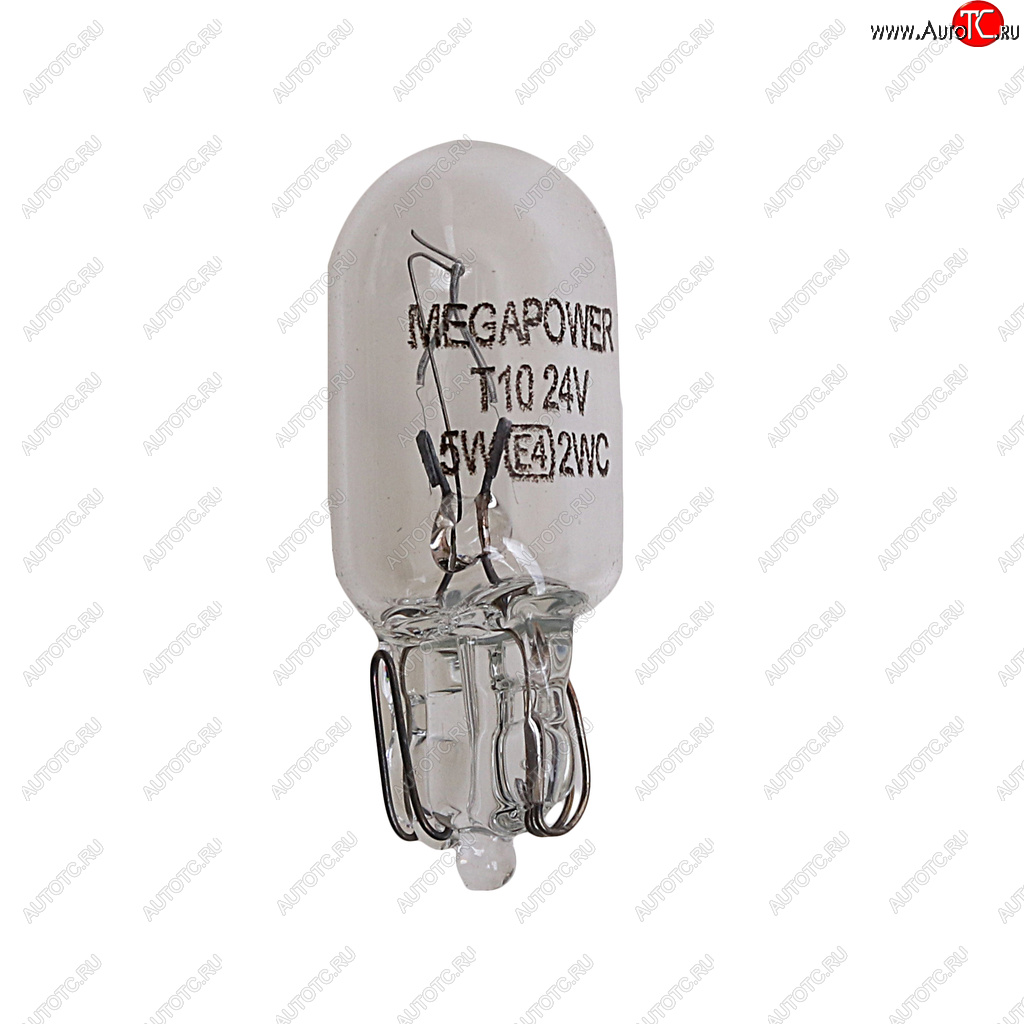 15 р. Лампа 24V W5W T10 W2.1x9.5d Standart MEGAPOWER MEGAPOWER 370-33-070  с доставкой в г. Майкоп