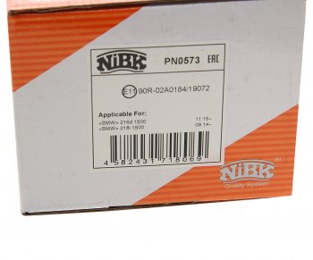 4 189 р. Колодки тормозные передние (4шт.) NIBK Mini Cooper (2006-2014)  с доставкой в г. Майкоп. Увеличить фотографию 4