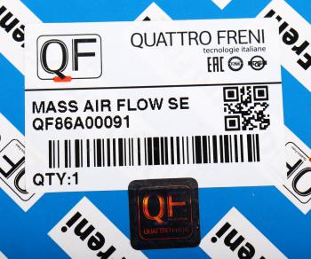 4 099 р. Датчик массового расхода воздуха VW Passat (01-05) A4 (00-04) QUATTRO FRENI QUATTRO FRENI qf86a00091  с доставкой в г. Майкоп. Увеличить фотографию 6