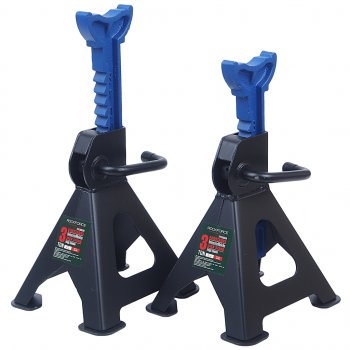 2 999 р. Стойка ремонтная 3т h=280-410мм 2шт. ROCKFORCE ROCKFORCE rf-th53003b  с доставкой в г. Майкоп. Увеличить фотографию 1