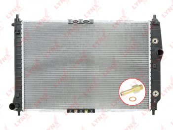 9 899 р. Радиатор CHEVROLET Aveo (05-) охлаждения двигателя LYNX LYNX rb1005  с доставкой в г. Майкоп. Увеличить фотографию 1