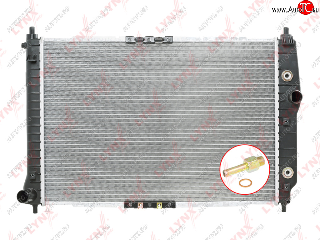 9 899 р. Радиатор CHEVROLET Aveo (05-) охлаждения двигателя LYNX LYNX rb1005  с доставкой в г. Майкоп