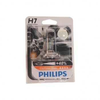 1 399 р. Лампа 12V H7 55W PX26d +40% блистер (1шт.) City Vision Moto PHILIPS PHILIPS 12972ctvbw  с доставкой в г. Майкоп. Увеличить фотографию 1