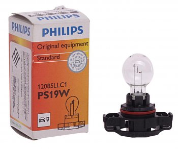1 399 р. Лампа 12V PS19W PG20-1 Long Life PHILIPS PHILIPS 12085llc1  с доставкой в г. Майкоп. Увеличить фотографию 1