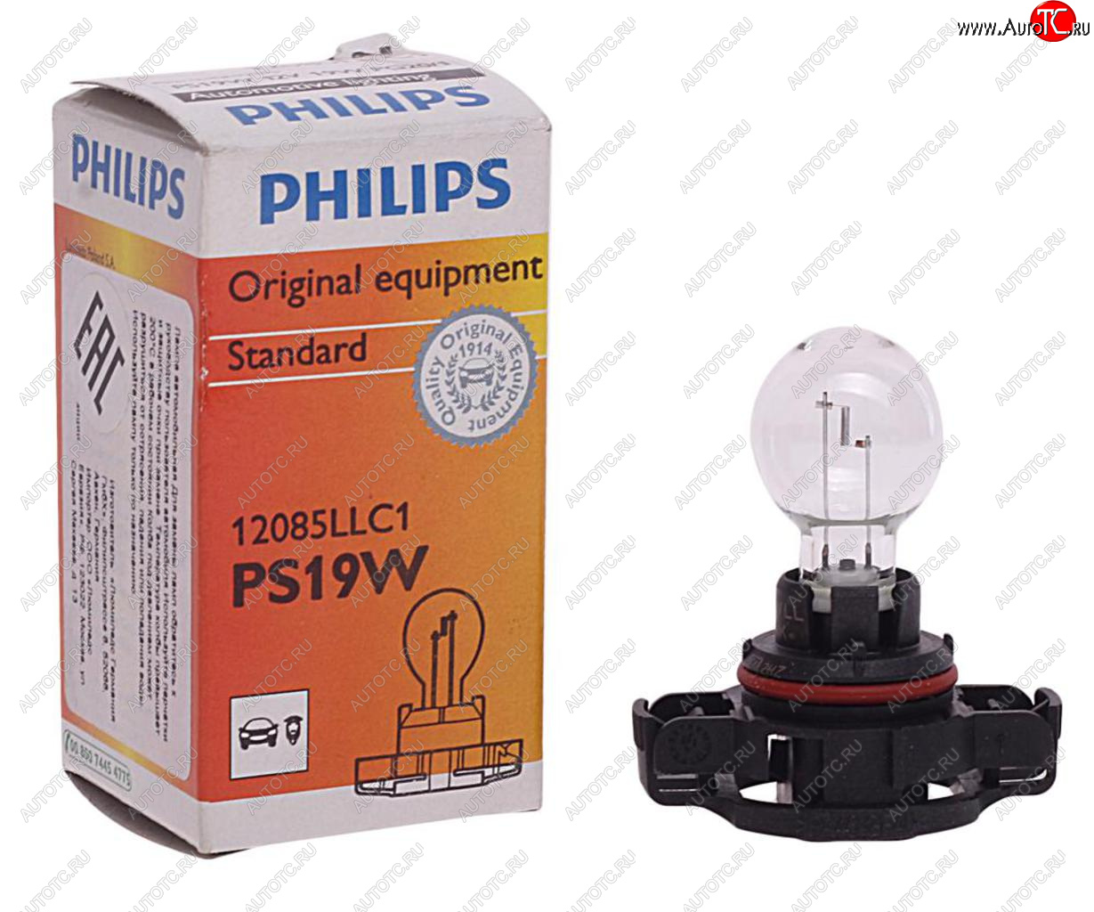 1 399 р. Лампа 12V PS19W PG20-1 Long Life PHILIPS PHILIPS 12085llc1  с доставкой в г. Майкоп