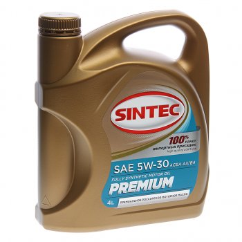 2 459 р. Масло моторное PREMIUM ACEA SL/CF 5W30 синт.4л SINTEC SINTEC 801969 SINTEC 801969  с доставкой в г. Майкоп. Увеличить фотографию 1