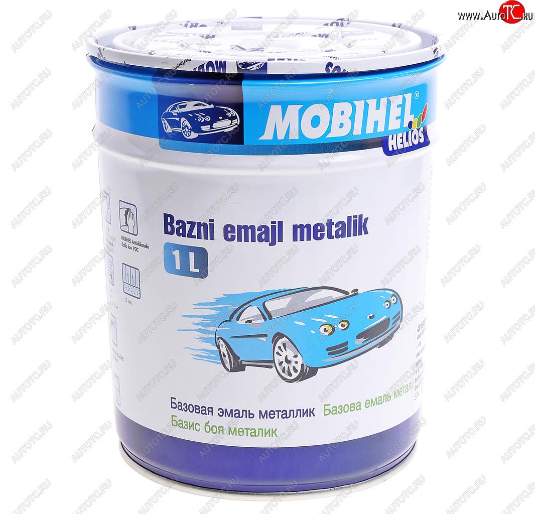 2 149 р. Краска 626 мокрый асфальт металлик 1л Helios MOBIHEL MOBIHEL 41982202  с доставкой в г. Майкоп