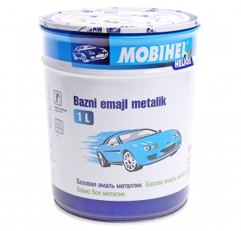 2 099 р. Краска 690 снежная королева металлик 1л Helios MOBIHEL MOBIHEL 41982702  с доставкой в г. Майкоп. Увеличить фотографию 1