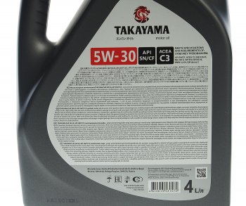 2 999 р. Масло моторное API SNCF C3 5W30 синт.4л TAKAYAMA TAKAYAMA 605523  с доставкой в г. Майкоп. Увеличить фотографию 2