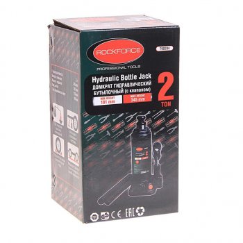 1 439 р. Домкрат бутылочный 2т 150-278мм с клапаном ROCKFORCE ROCKFORCE rf-t90204  с доставкой в г. Майкоп. Увеличить фотографию 3