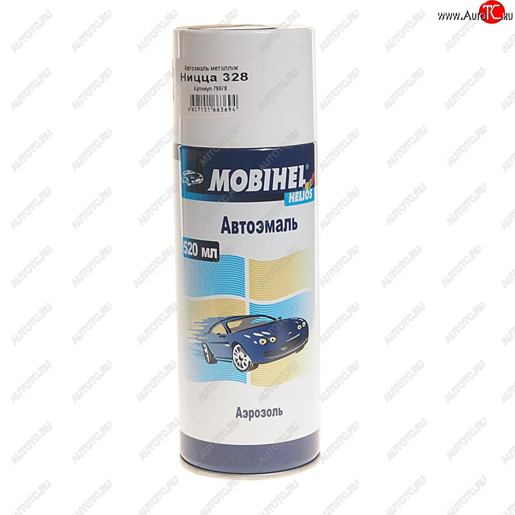 459 р. Краска 328 ницца металлик аэрозоль 520мл Helios MOBIHEL MOBIHEL 47897802а MOBIHEL 47897802а  с доставкой в г. Майкоп