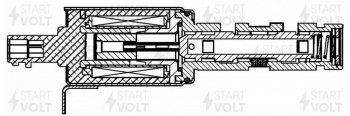 4 099 р. Клапан электромагнитный RENAULT Duster изменения фаз ГРМ STARTVOLT STARTVOLT svc0902  с доставкой в г. Майкоп. Увеличить фотографию 1