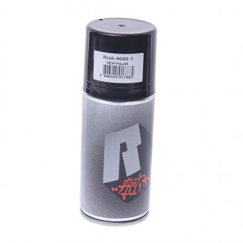 265 р. Краска для граффити черная 210мл Rush Art KUDO KUDO rua-9005.1 KUDO rua-9005.1  с доставкой в г. Майкоп. Увеличить фотографию 1