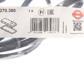 1 099 р. Прокладка крышки клапанной HONDA Accord (02-08) (2.02.4) ELRING ELRING 270.380  с доставкой в г. Майкоп. Увеличить фотографию 3