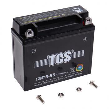2 559 р. Аккумулятор TCS GEL 7Ач TCS 6ст7 12n7b-bs  с доставкой в г. Майкоп. Увеличить фотографию 1