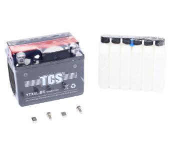1 699 р. Аккумулятор TCS AGM 4Ач TCS 6ст4 ytx4l-bs  с доставкой в г. Майкоп. Увеличить фотографию 1