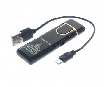 459 р. Зажигалка электронная с зарядкой от USB NO NAME а05-с25  с доставкой в г. Майкоп. Увеличить фотографию 2