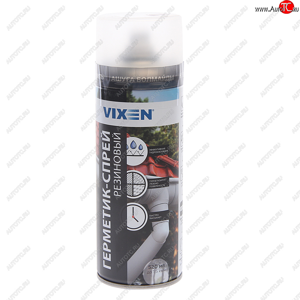 479 р. Герметик с резиной аэрозоль 520мл VIXEN VIXEN vx-90200  с доставкой в г. Майкоп