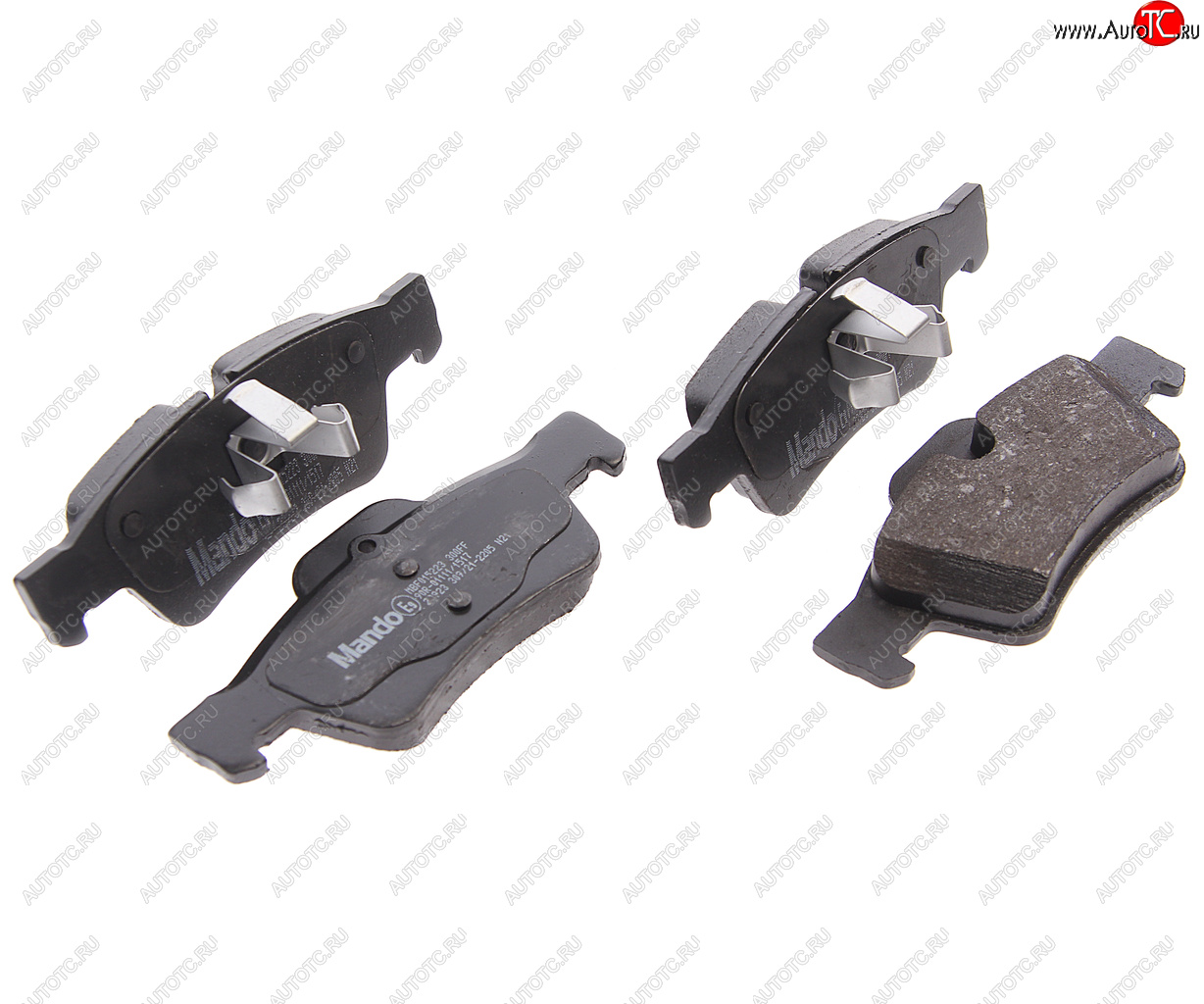 2 599 р. Колодки тормозные MERCEDES ML (W164),GL (X164),R (W251) задние (4шт.) MANDO MANDO mbf015223  с доставкой в г. Майкоп