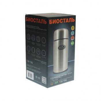 1 659 р. Термос 0.75л широкая горловина (суповой) в чехле BIOSTAL BIOSTAL nt-750  с доставкой в г. Майкоп. Увеличить фотографию 3