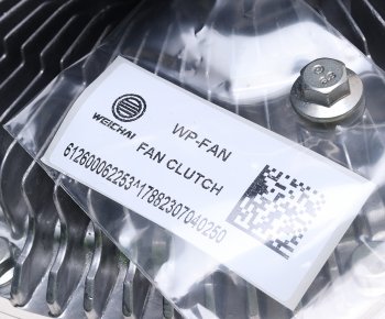 64 999 р. Вискомуфта SHACMAN SHAANXI X6000 дв.WP13.480E501 привода вентилятора (с крыльчаткой) OE SHACMAN 612600062253  с доставкой в г. Майкоп. Увеличить фотографию 3