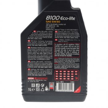 1 799 р. Масло моторное 8100 ECO-LITE 5W30 синт.1л MOTUL MOTUL 108212  с доставкой в г. Майкоп. Увеличить фотографию 3