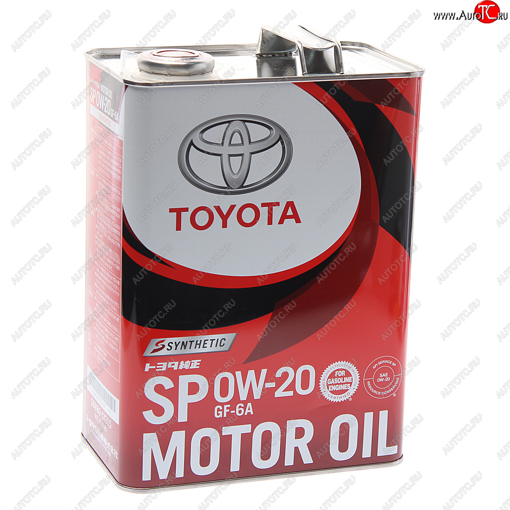 5 249 р. Масло моторное MOTOR OIL SP 08880-13205 синт.4л SAE0W20 TOYOTA TOYOTA 08880-13205  с доставкой в г. Майкоп