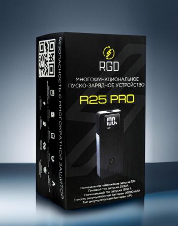 16 949 р. Устройство пусковое 12V 2500A 26000мАч (power bank) RGD RGD r25 pro  с доставкой в г. Майкоп. Увеличить фотографию 1