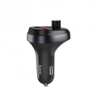 999 р. Устройство зарядное в прикуриватель с трансмиттером (bluetooth,hands free) HOCO HOCO e41 black HOCO e41 black  с доставкой в г. Майкоп. Увеличить фотографию 2