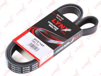 2 099 р. Ремень приводной поликлиновой 7PK1701 NISSAN Altima (06-) LYNX LYNX 7pk1701  с доставкой в г. Майкоп. Увеличить фотографию 1