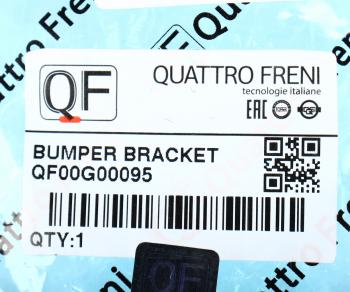 659 р. Кронштейн бампера NISSAN Qashqai (15-) переднего правый QUATTRO FRENI QUATTRO FRENI qf00g00095  с доставкой в г. Майкоп. Увеличить фотографию 3