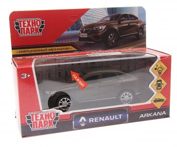 1 449 р. Модель автомобиля RENAULT Arkana металлическая (свет, звук) ТЕХНОПАРК ТЕХНОПАРК arkana-12slfil-bn  с доставкой в г. Майкоп. Увеличить фотографию 1