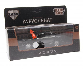 1 999 р. Модель автомобиля AURUS металлическая (свет, звук) ТЕХНОПАРК ТЕХНОПАРК senat-13sl-bk  с доставкой в г. Майкоп. Увеличить фотографию 1