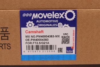 9 949 р. Вал распределительный ГАЗель Next,NN дв.G21A впускной MOVELEX MOVELEX pm40004383-mx  с доставкой в г. Майкоп. Увеличить фотографию 5