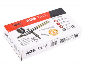 3 699 р. Аэрограф 1.0атм. 9лмин. с боковым бачком 70мл FUBAG FUBAG 110108  с доставкой в г. Майкоп. Увеличить фотографию 7