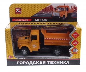 1 169 р. Модель автомобиля ЗИЛ-4331 (самосвал) металлическая NO NAME xg 877-a92a  с доставкой в г. Майкоп. Увеличить фотографию 2