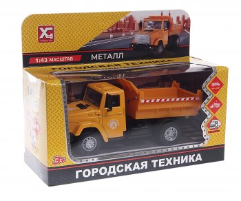 1 169 р. Модель автомобиля ЗИЛ-4331 (самосвал) металлическая NO NAME xg 877-a92a  с доставкой в г. Майкоп. Увеличить фотографию 1