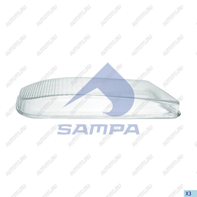 1 129 р. Стекло фары противотуманной MAN TGX (08-) правой SAMPA SAMPA 022.033  с доставкой в г. Майкоп