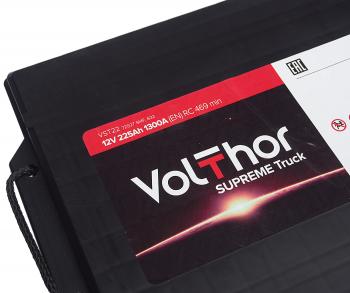 33 999 р. Аккумулятор VOLTHOR Supreme Truck 225Ач обратная полярность VOLTHOR 6ст225(3) 72527  с доставкой в г. Майкоп. Увеличить фотографию 3