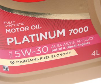2 079 р. Масло моторное Platinum 7000 A5B5 5W30 синт.4+1л SINTEC SINTEC 600224  с доставкой в г. Майкоп. Увеличить фотографию 2