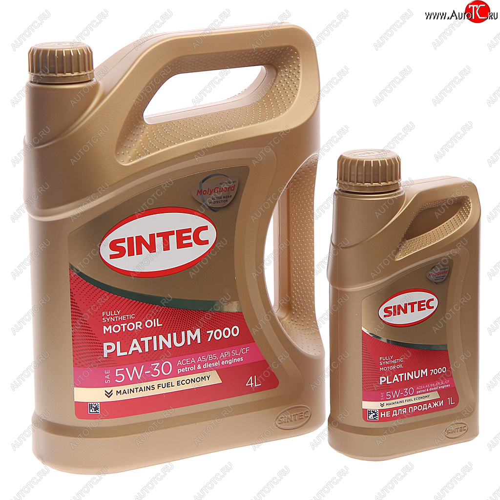 2 079 р. Масло моторное Platinum 7000 A5B5 5W30 синт.4+1л SINTEC SINTEC 600224  с доставкой в г. Майкоп