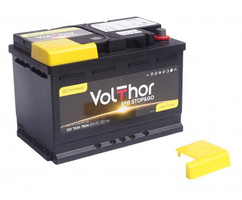 14 499 р. Аккумулятор VOLTHOR EFB 70Ач обратная полярность VOLTHOR 6ст70(0) 57088  с доставкой в г. Майкоп. Увеличить фотографию 2