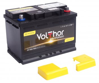 14 499 р. Аккумулятор VOLTHOR EFB 70Ач обратная полярность VOLTHOR 6ст70(0) 57088  с доставкой в г. Майкоп. Увеличить фотографию 3