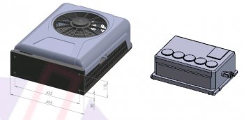 48 749 р. Кондиционер автомобильный 24V UC-5 универсальный комплект AXI AXI uc-5 24v  с доставкой в г. Майкоп. Увеличить фотографию 3