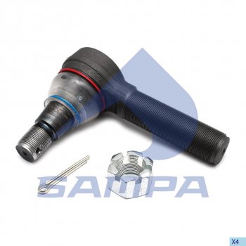1 569 р. Наконечник рулевой тяги VOLVO (M24x1.5 M30x1.5 L=140) SAMPA SAMPA 097.763-01  с доставкой в г. Майкоп. Увеличить фотографию 1