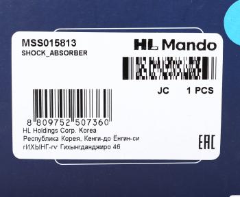 4 949 р. Амортизатор SUBARU Justy (07-) передний левый/правый газовый MANDO MANDO mss015813 MANDO mss015813  с доставкой в г. Майкоп. Увеличить фотографию 4