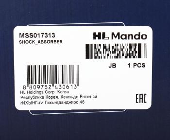 5 599 р. Амортизатор TOYOTA Auris (E150) передний левый газовый MANDO MANDO mss017313  с доставкой в г. Майкоп. Увеличить фотографию 4
