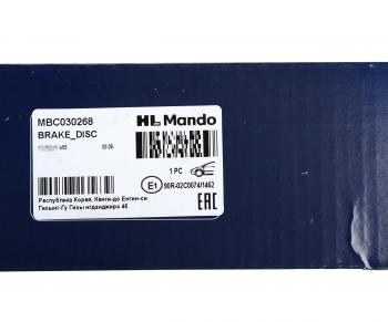 5 699 р. Диск тормозной HYUNDAI ix55 (08-) передний (1шт.) MANDO MANDO mbc030268 MANDO mbc030268  с доставкой в г. Майкоп. Увеличить фотографию 6