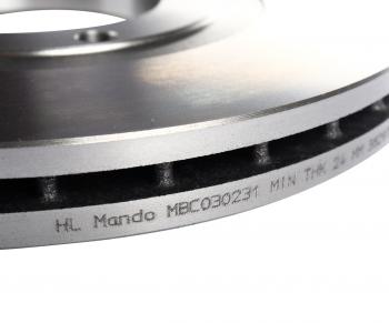 3 399 р. Диск тормозной KIA Bongo 3 (09-) (2.9-J3) (2WD) передний (1шт.) MANDO MANDO mbc030231  с доставкой в г. Майкоп. Увеличить фотографию 4
